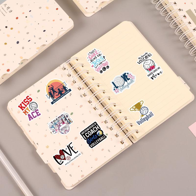 300 Cartoon Ball Sports Graffiti Stickers Decorative Suitcase Guitar Without Glue Waterproof Stickers