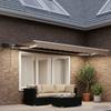 Retractable Awning Taupe 300 X 250 Cm Fabric and Aluminum