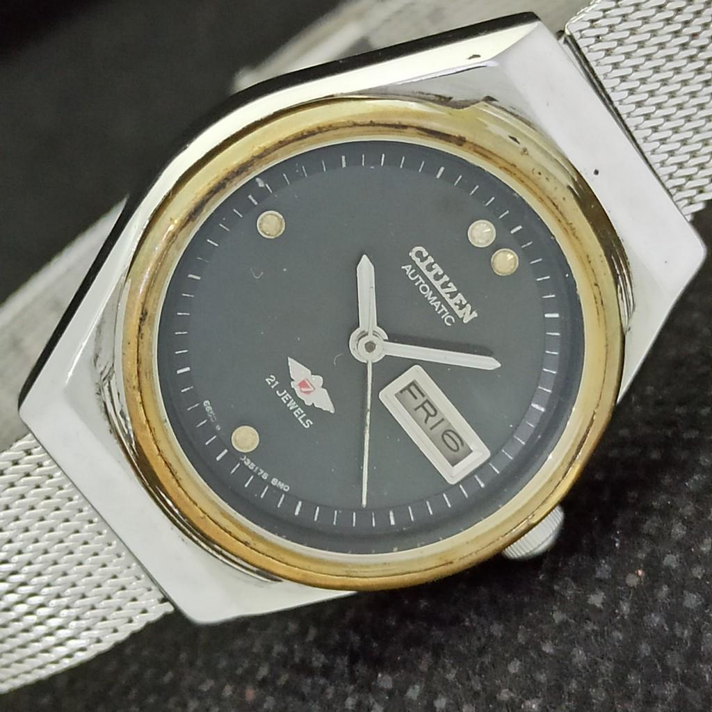 

USED VINTAGE CITIZEN AUTO 6650A JAPAN WOMENS ORIGINAL DIAL WATCH 562a-a298317-9 SKU562a-a298317