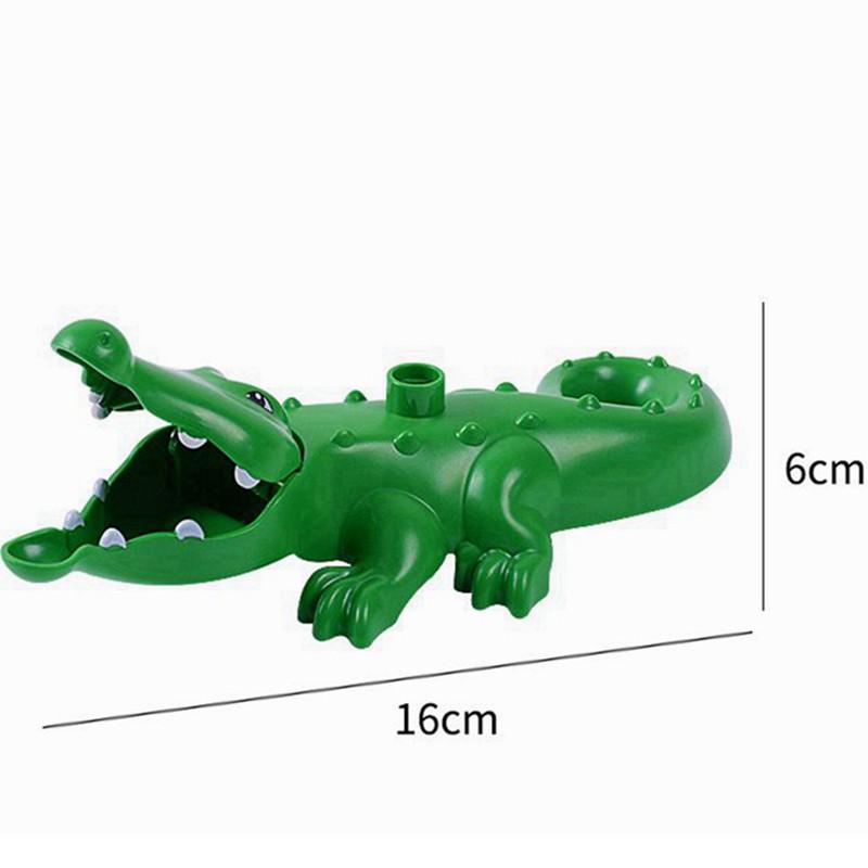 Duplo Animals Penguin Crab Tortoise Whale Octopus Hippocampus Model Building Blocks Education Kids Toys Compatible With