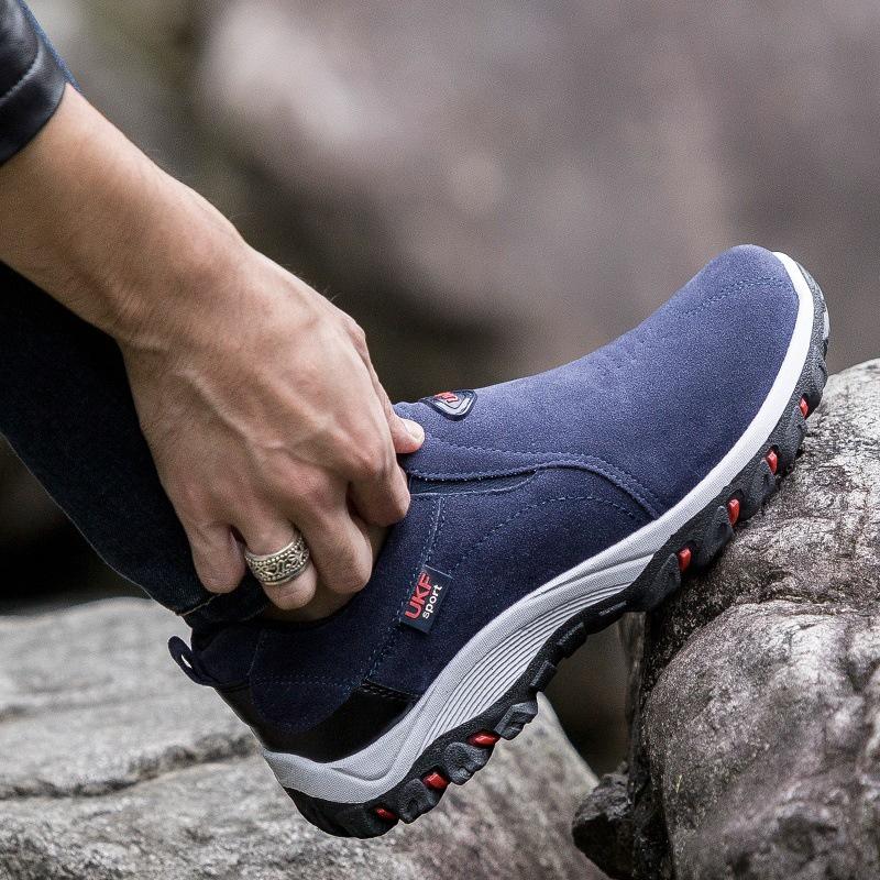 Premium Quality Hiking Boots Men's Waterproof Hiking Shoes Pu Leather Men Outdoor Sneakers For Ultimate Comfort And Support