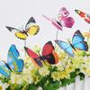 10-50pc Simulation Butterfly Decor Stakes Home Party Garden Patio Decor Colorful Multi-purpose Butterfly Yard Plant Decor