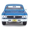Maisto 1/24 scale diecast model of the 1966 Chevrolet Chevelle SS 396 in blue (product number 31960 BU)