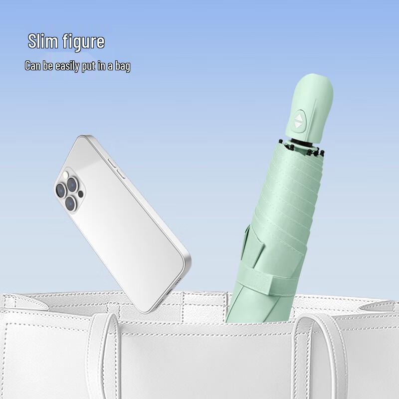 Automatic Three-Fold UV Protection Travel Umbrella