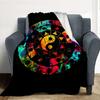 Yin Yang Mandala Flannel Blanket Throw Blanket Soft Warm Sofa Bed Camping Car Home Decor Unique Christmas Gift C930284