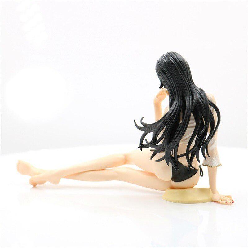 Anime Boa Hancock Swimsuit Sexy Empress Sitting Position Figure PVC Collection Model Toy