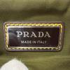 Excellent PRADA Sling bag Triangle logo Re-Nylon khaki recycled polyamide Used