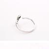 Xiaomi Hot Sale Korean Green Opal Leaf Leaves 925 Sterling Silver Open Rings for Women Girls Ladys Fashion Jewelry Gift YRI135