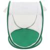 Large Green Insect Mesh Cage Butterfly Habitat Foldable with Handle for Insect Observation Feeding