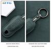 Leather Car Key Case Cover Fob for Porsche Panamera Cayenne Cayman 718 971 911 9YA Macan Boxster Carrera Taycan Accessories