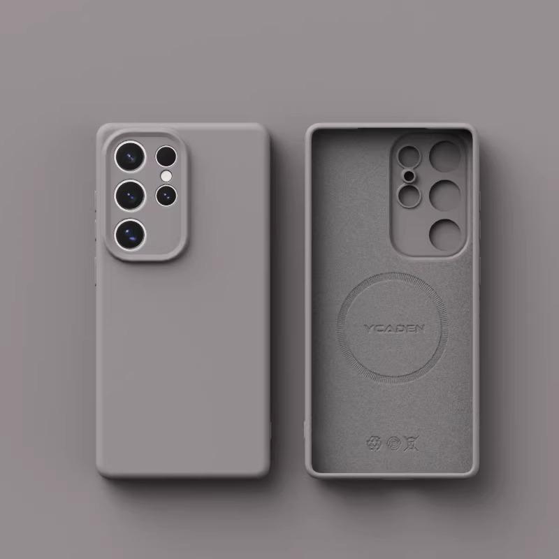S26 S25 Ultra Plus Case Original Liquid Silicone Magnetic Phone Case For Samsung Galaxy S26 S25 S24 Ultra Plus Cases Soft Cover