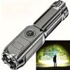 Portable LED Flashlight with Zoom, Rechargeable Bright Torch for Home, Car Repair & Outdoor Activities