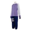 Anime Hinata Hyuga Cosplay Kostüme Lila Jacke Mantel Kopfbedeckungen Perücke Vollen Satz Hosen Halloween Party Uniform Anzüge