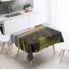 Waterfall Tablecloth Alpine Flowing Water Printed  Stain Resistant Waterproof Kitchen Table Home Decoration