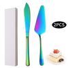 Elegant Cake Knife and Server Set Wedding Cake Cutters Pie Spatula Dessert Serving Set Pie Spatula Serving Utensil