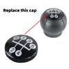 Gear Shift Knob Speed Number Cap Emblem For Opel Corsa Tigra Combo Vauxhall Astra Zafira Astra