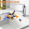 10 in 1 faucet aerator disassembly wrench durable with Gloves Universal Kitchen Sink Tap Aerator Removal Tool