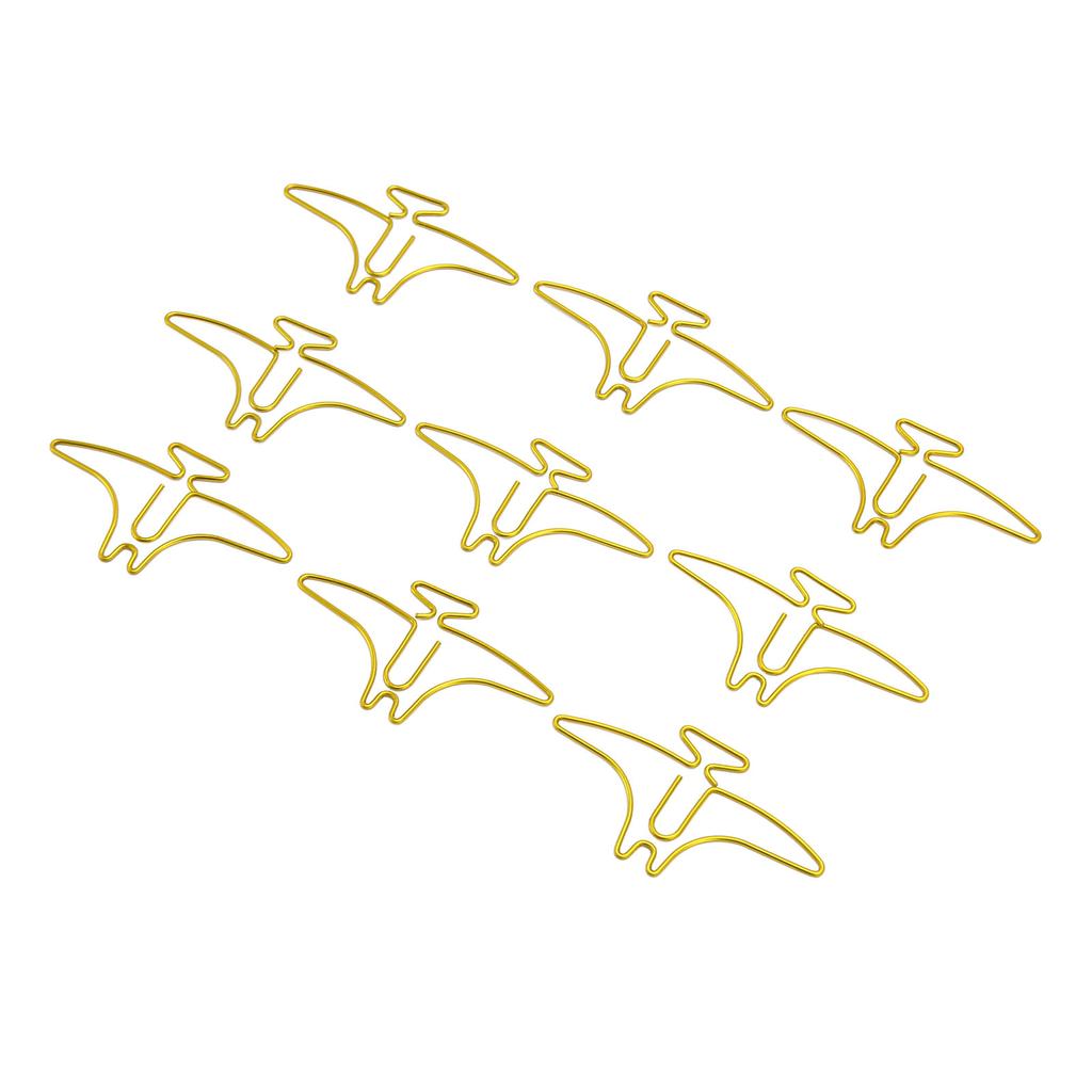 100pcs Paper Clips Prevent Slip Cute Animal Shaped Decorative Metal Small Bookmark Paperclips for Of