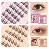 12 Zodiac Series Self Adhesive Cluster Lashes No Need Glue Individual Eyelash  Women's Beauty