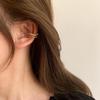 French Double Layer Pearl Ear Cuff – No Piercing, Versatile Luxury Earring