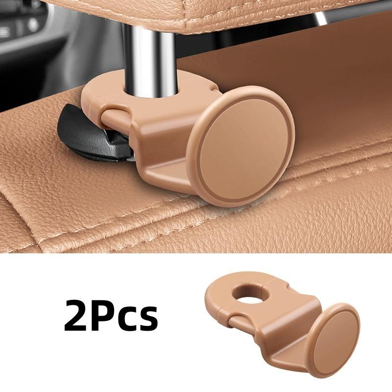 2Pcs Car Back Seat Hook Auto Interior Organizer Accessories 20Kg Heavy Duty For Grocery Bag Car Headrest Hanger Storage Hook