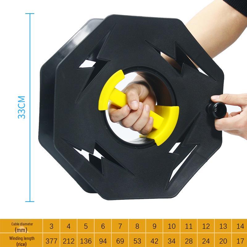 Pusty nawijak na kable i narzędzie do szpul