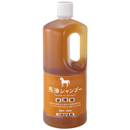Azuma Shoji Horse Oil Shampoo Refill 1000ml X 2 Bottles