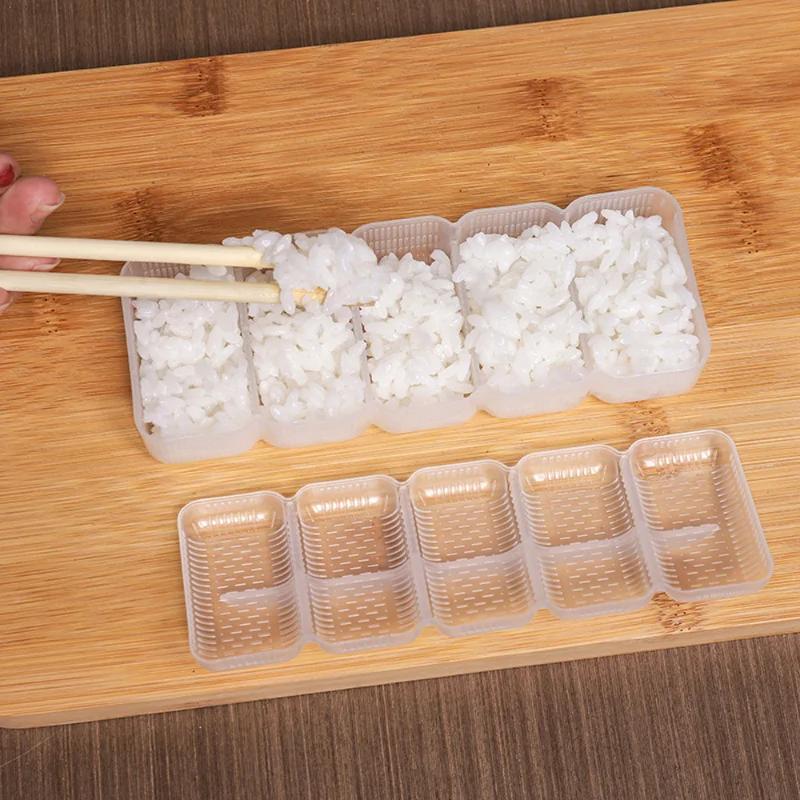 Rice Ball Mold Sushi Mold Japanese Nigiri Sushi Mold Rice Ball Non-stick Pressure Storage Box Lunch Box Lunch Tool DIY Kitchen