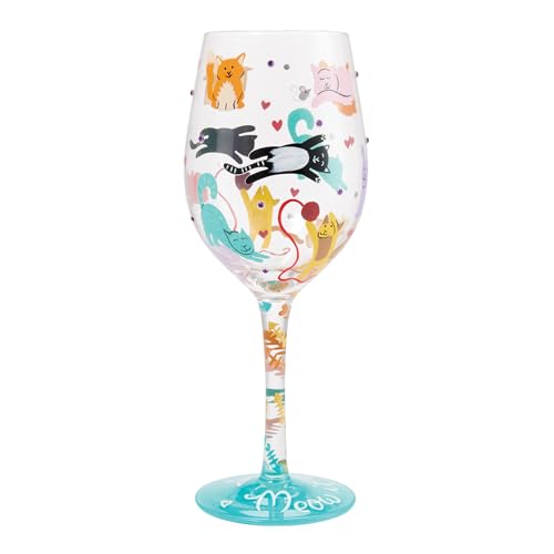 Lolita Wine Glass "MEOW IT UP" 6016982