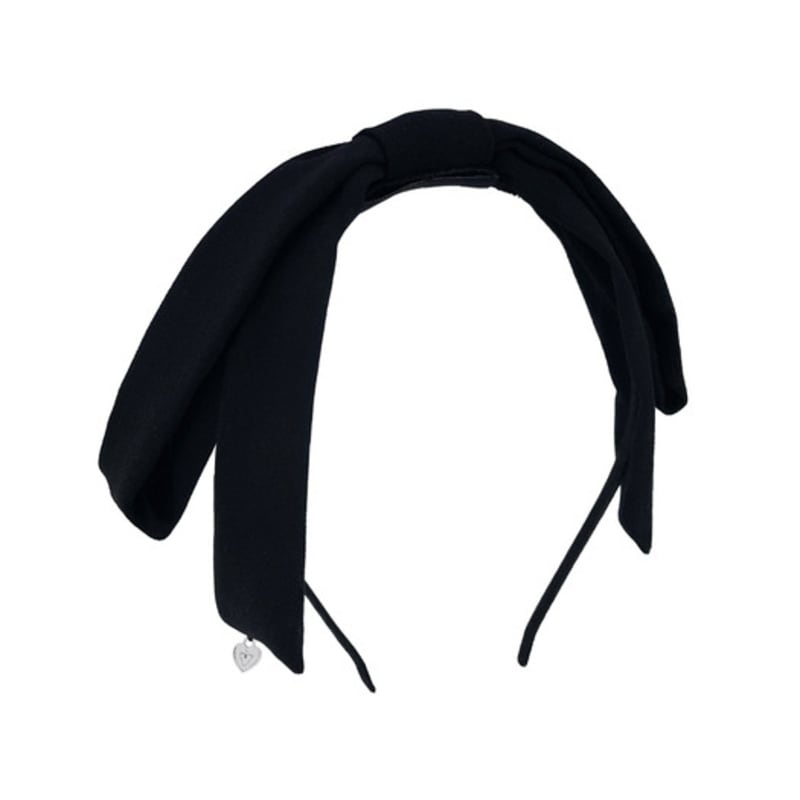 VVV Drop Ribbon Hairband_Black