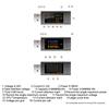 1pc KWS-MX23 USB Ammeter Tester 1.06" IPS Display 4-30V/0-12A Mobile Phone Charging Monitor  Voltage Current Detection