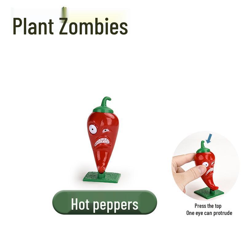 Plants vs. Zombies Toy Set: Machine Bug, Football Gun, Pea Pod, Carnivorous Plant Models