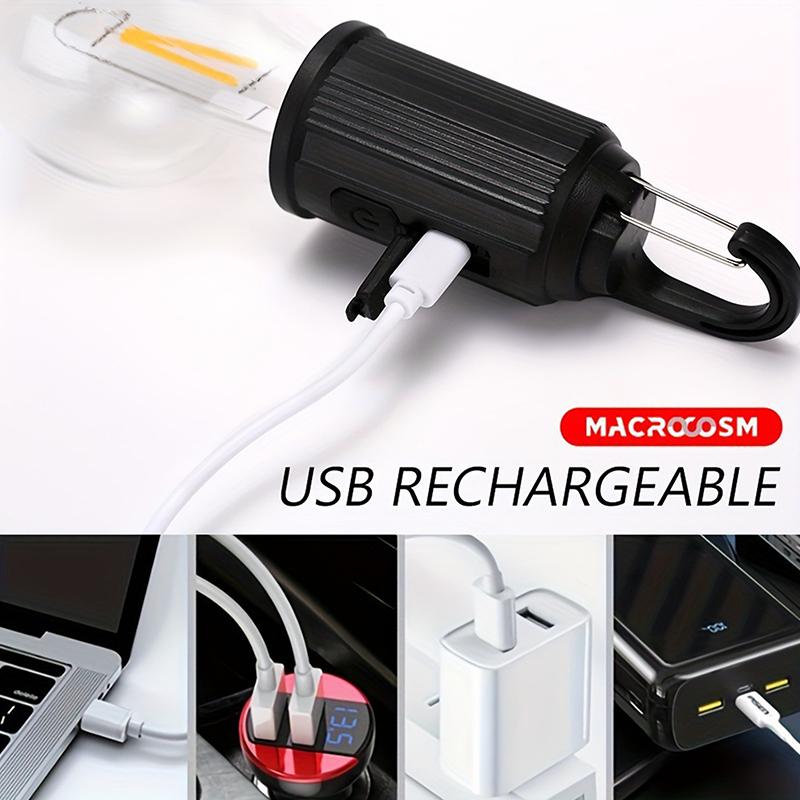 Outdoor Usb Rechargeable Led Lamp Bulbs High Brightness Emergency Light Hook Up Camping Fishing Portable Lantern Night Lights