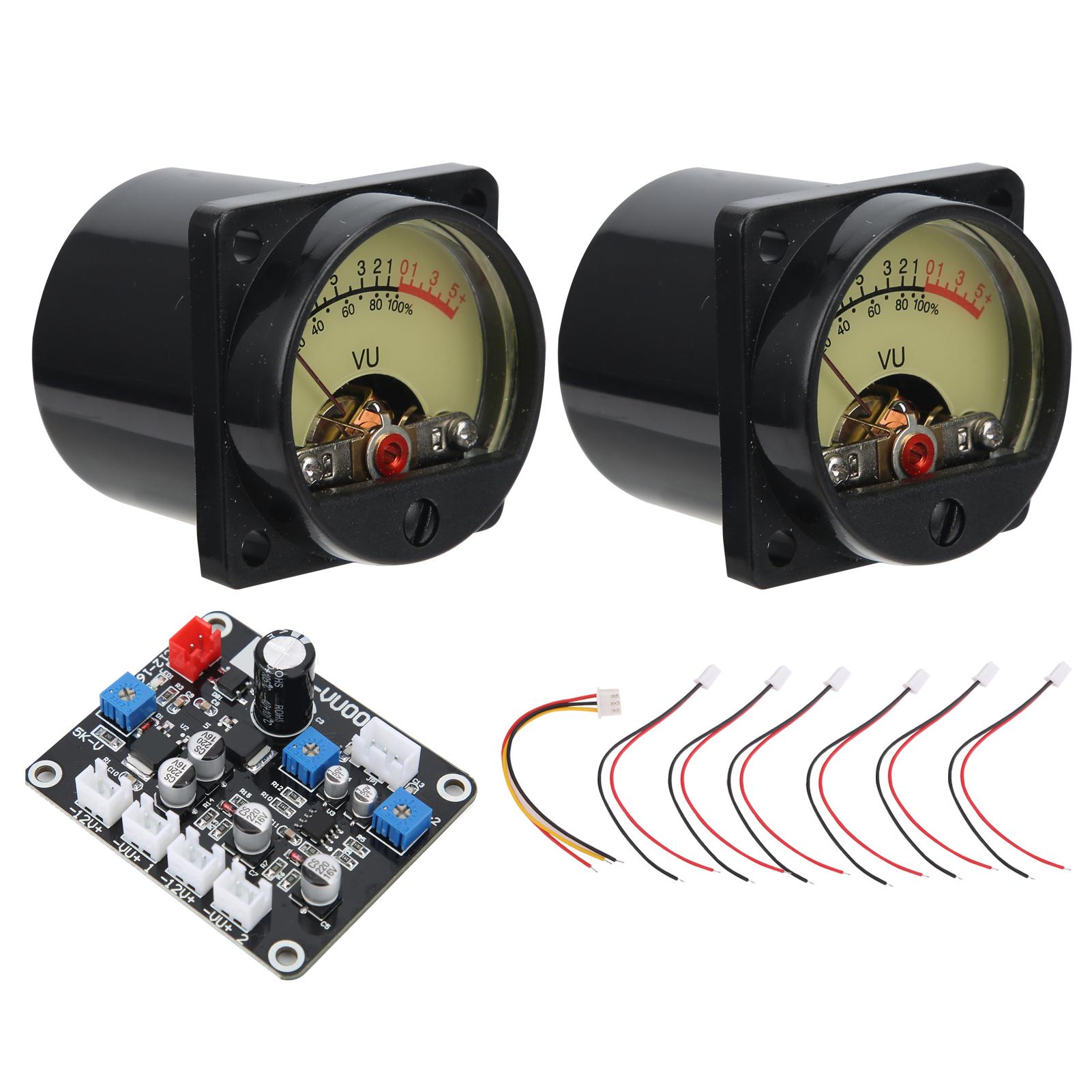 

TSDB35Q 2PCS VU Meter с платой драйвера DB Meter тестер уровня звука для домашнего автомобиля