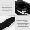 Large Capacity Men's Waist Bag Leather Multifunctional Casual Fanny Bag Multi-layers Quick Release Travel Chest Bag Camping