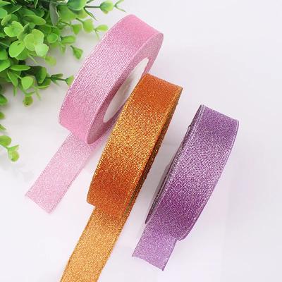 25 mètres 25 MM Ruban Oignon à Paillettes Décoration de Noël Mariage Boîte à Gâteaux Bonbons Emballage Papier Cadeau Matériaux Vêtements Accessoires DIY