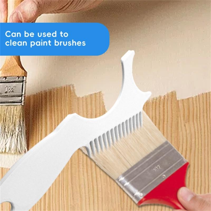 Strong Plastic Paint Scraper for Artist Brushes and Painting Rolling Hanging Design