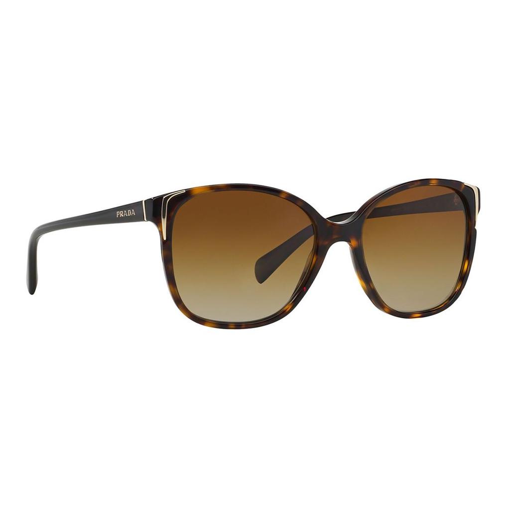Prada Fashion Trend Acetate Butterfly Sunglasses Women Sunglasses Brown PR-01OS2AU6E1