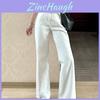 Jeans For Women High Waist Straight Leg In Cotton With Stretch For Casual Style