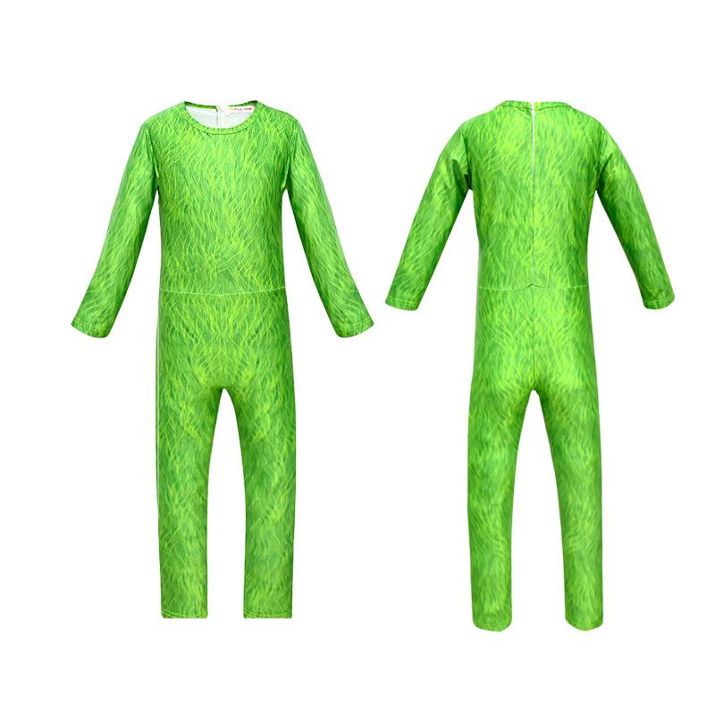 Personaj anime Cosplay Halloween Cosplay Salopetă pentru copii, strânsă, costum de performanță pe scenă, Grinch