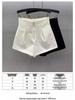 2025 Summer Women's High Waist A-line White Suit Shorts - Versatile, Slimming, Casual Wide Leg Fit