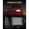 LED License Plate Lights Bright White Tag Lamp Assembly Replacement Compatible with 2014 2015 2016 2017 2018     Dodge Durango, Pack of 2