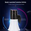 Thunder King CR-66 Bluetooth Megaphone with LED Lights, USB Card Slot, and Recording Feature.