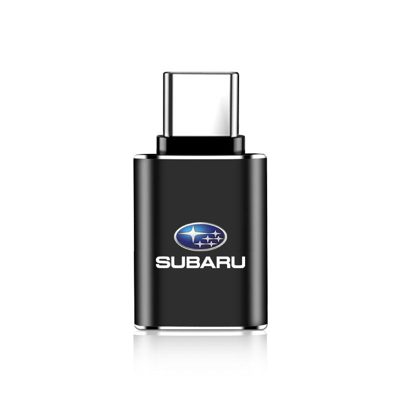 

Автомобильный USB Type C Кабель Конвертер Адаптер для Зарядки Автоаксессуары Для Subaru LEGACY Forester Outback Rally WRX WRC XV Impreza чёрный