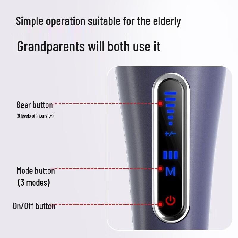 CLORIS Wireless Rechargeable Handheld Full Body Percussion Massager