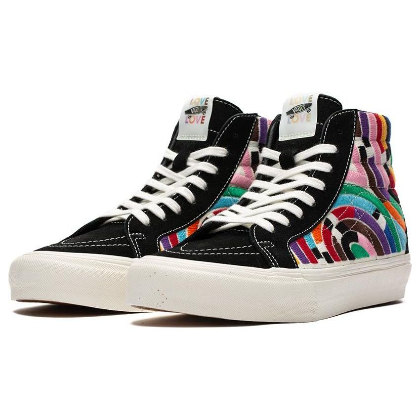 Vans Sk8-Hi Reissue VLT LX Love Wins Unisex Sneakers Multi-Color Black VN0A4BVHBMB