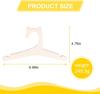 20pcs Baby Clothes Rack Wooden Children Clothing Hanger Cute Bear Drying Hanger Home Princess Room Nursery Decor Kids Present