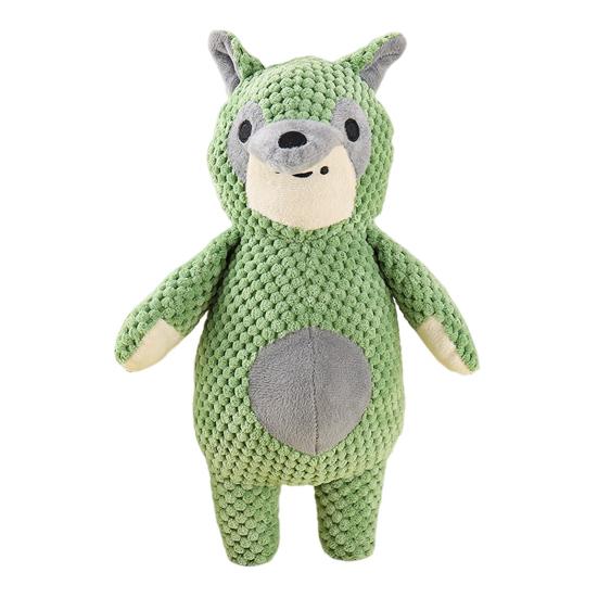 Duck Squeaky Dog Toy Animal Shape Plush Puppy Teeth Grinding Toy Emotional Comfort Soft Dental Cleaning Toy