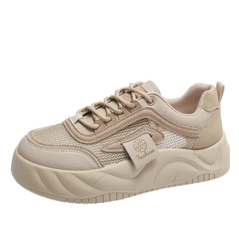 Fashion Sneaker Women's New Spring Platform Women's Shoes Soft Bottom Non-Slip Wide and Fat Feet Pumps