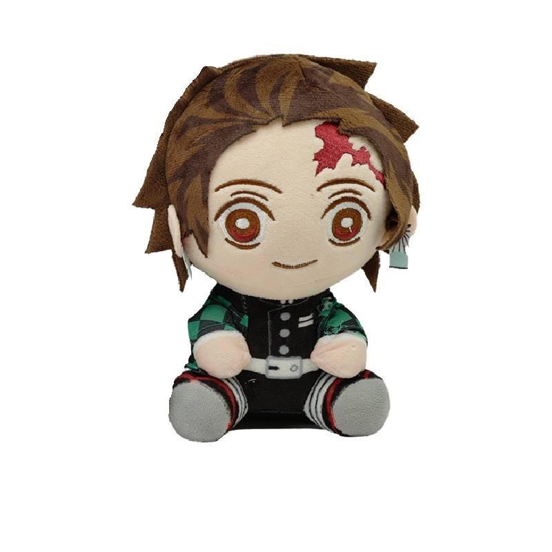 Adorable Demon Slayer Plush Doll Tanjiro And Nezuko Cartoon Anime Characters Gift For Kids